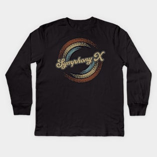 Symphony X Circular Fade Kids Long Sleeve T-Shirt